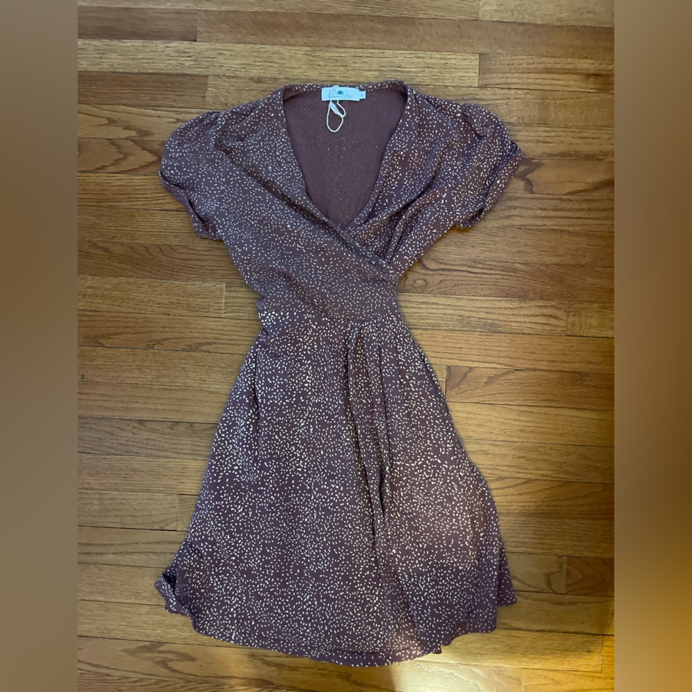 Organic Passion Juice Wrap Dress Never Worn